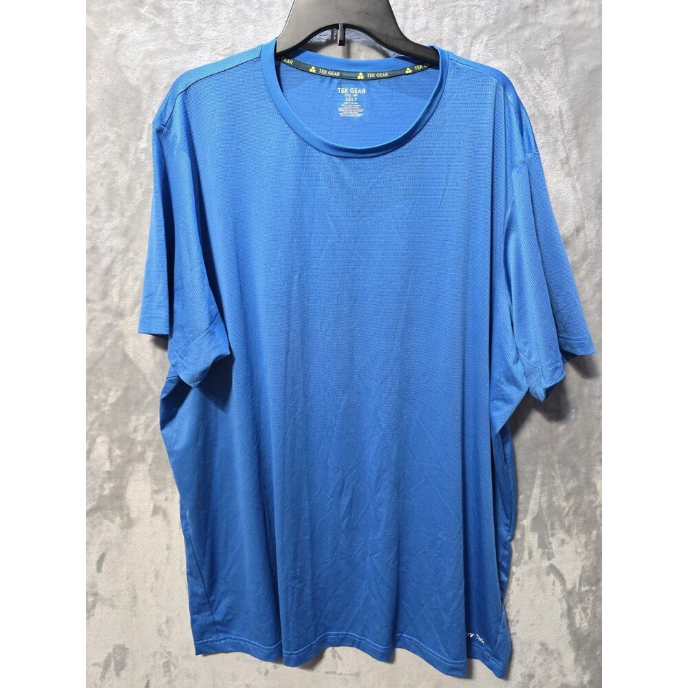 Tek Gear Dry Tek Shirt Mens 3XLT Blue Athleisure Athletic Activewear